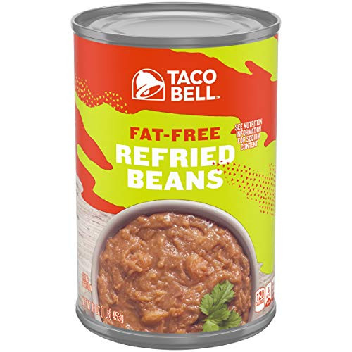Taco Bell Fat Free Refried Beans 16 oz Cans  Pack of 12
