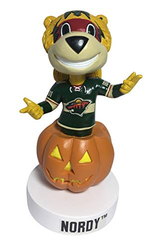 Minnesota Wild Mascot Nordy Halloween Bobblehead   Limited Edition   Numbered