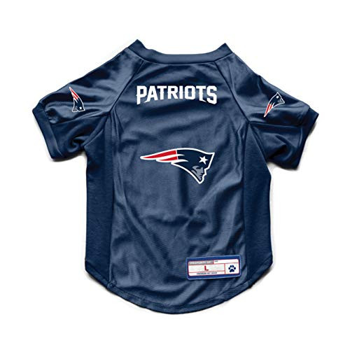 Littlearth NFL New England Patriots Pet Stretch Jersey  X-Large
