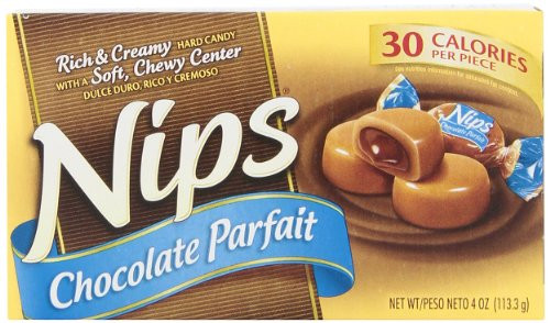 Nips Chocolate Parfait Candy  4-Ounce Pack of 12