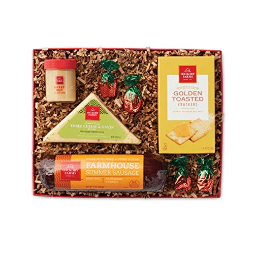 Hickory Farms Savory Sausage and Cheese Sampler Gift Set 1-07 Lbs