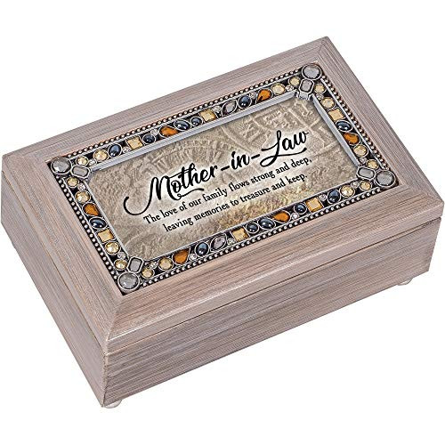 Cottage Garden Mother-in-Law Love Brushed Pewter Jewelry Petite Music Box Plays Wind Beneath My Wings Cottage Garden Mother-in-Law Love Brushed Pewter Jewelry Petite Music Box Plays Wind Beneath My Wings