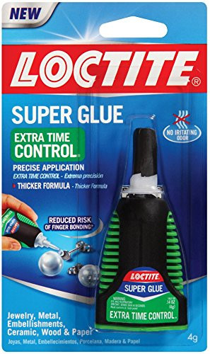 Loctite 1503241-6 Extra Time Control Super Glue  4g Bottles Case of 6  Package may vary