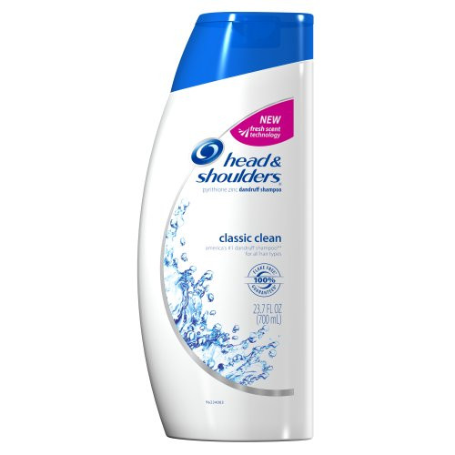 Head and Shoulders Classic Clean Anti-Dandruff Shampoo 23-7 Fl Oz Pack of 2