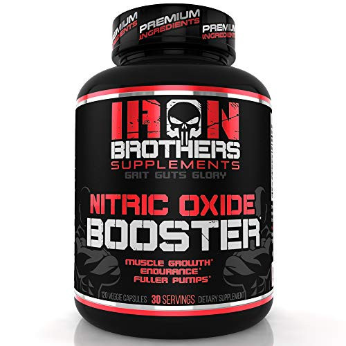 Nitric Oxide Booster   Extra Strength No2 Supplements   Pre-Workout with Fermented L-Arginine   Maximum Blood Flow   Vascularity   Increase Muscle Pumps  Energy   Endurance - 120 Veggie Capsules