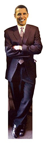 Aahs Engraving Life Size Barack Obama Smiling Novelty Cardboard Standup, 6 feet