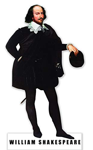 Aahs Engraving William Shakespeare Life Size Carboard Stand Up