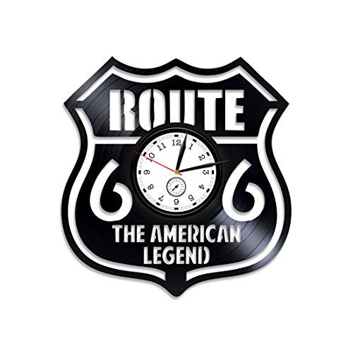 Kovides U.S. Route 66 Vinyl Clock Route 66 Clock 12 inch Route 66 Wall Clock Vintage Route 66 Vinyl Wall Clock Gift for Dad New Year Gift Xmas Gift for Him Route 66 Vinyl Record Wall Clock Kovides U.S. Route 66 Vinyl Clock Route 66 Clock 12 inch Route 66 Wall Clock Vintage Route 66 Vinyl Wall Clock Gift for Dad New Year Gift Xmas Gift for Him Route 66 Vinyl Record Wall Clock