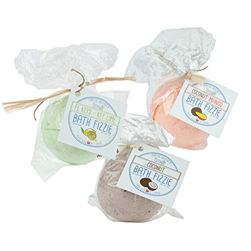 Florida Salt Scrubs Bath Fizzie  4 Ounce  3 Pack  Combo Pack
