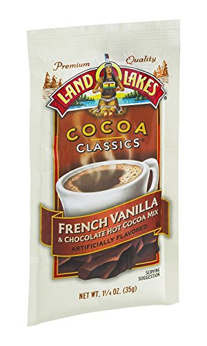 Land O Lakes Cocoa Classics French Vanilla   Chocolate Hot Cocoa Mix 1-25 OZ Pack of 24