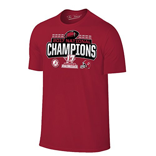 Original Retro Brand NCAA Alabama Crimson Tide Men s Championship Tee  Cardinal  Large