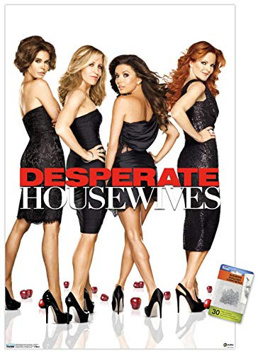 Desperate Housewives Season 8 - One Sheet Wall Poster with Push Pins