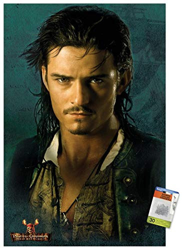 Disney Pirates of the Caribbean  Dead Man s Chest - Will Wall Poster with Push Pins