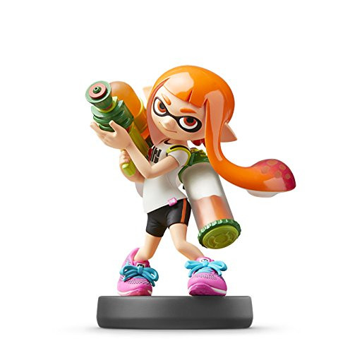Nintendo amiibo Inkling Girl Super Smash Bros- Smash Brothers Series  Game Synchronized Character Figure