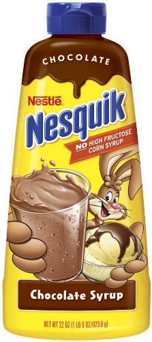 Nestle Nesquik Syrup  Chocolate  22-Ounce Bottles Pack of 6