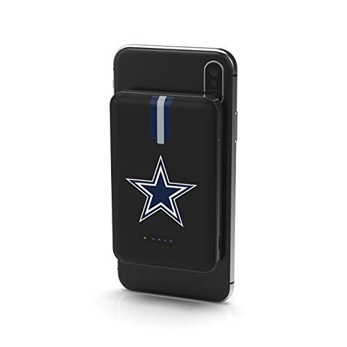 NFL Dallas Cowboys Wireless Powerbank with 2 USB Ports Team Color NFL Dallas Cowboys Wireless Powerbank with 2 USB Ports Team Color