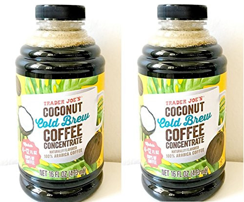 Trader Joe s Coconut Cold Brew Coffee Concentrate 473 ml- Pack of 2 bottles
