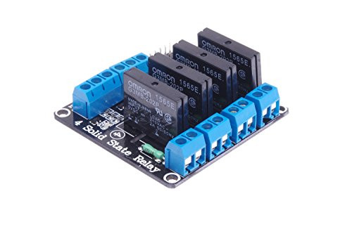 SMAKN high Level Trigger 4-Channel 5v Solid State Relay Module Board SSR