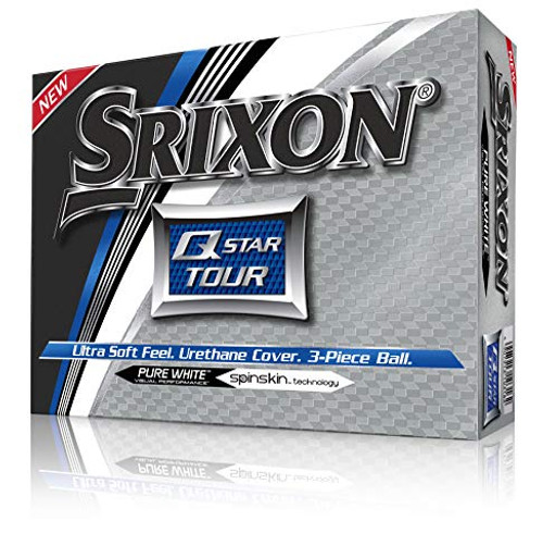 Srixon Q-Star Tour Golf Balls  White One Dozen