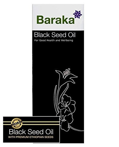 Baraka Black Seed Oil - Premium Quality 100 ml 3-38 fl oz100  Pure Cold Pressed  Nigella Sativa  Black Cumin  Made from Ethiopian Origin Seeds 100 ml