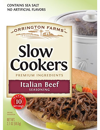 Orrington Farms Beef Slow Cooker Mix  Italian  2-1 Ounce Pack of 12