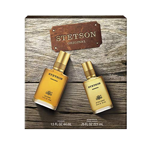 Stetson Original 2-Piece Gift Set with 1-5-Ounce Cologne and 0-75-Ounce Aftershave  Total Retail Value  24-00