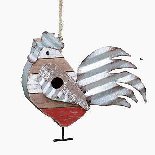 Your Heart s Delight Rooster Birdhouse Multi Your Heart s Delight Rooster Birdhouse Multi
