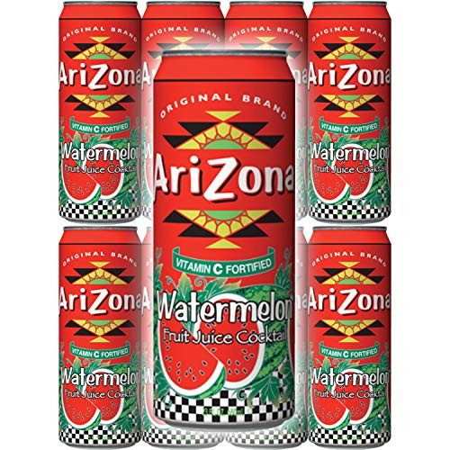 Arizona Watermelon Fruit Juice Cocktail  23 Fl Oz Tall Cans Pack of 8  Total of 184 Oz