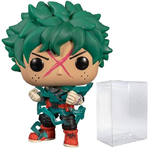 Funko Anime  My Hero Academia - Deku Full Cowl Izuku Midoriya Glow-in-The-Dark Pop! Vinyl Figure Includes Compatible Pop Box Protector Case