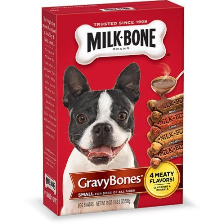 Milk-Bone GravyBones Dog Biscuits - Small  19-Ounce Pack of 3 Boxes