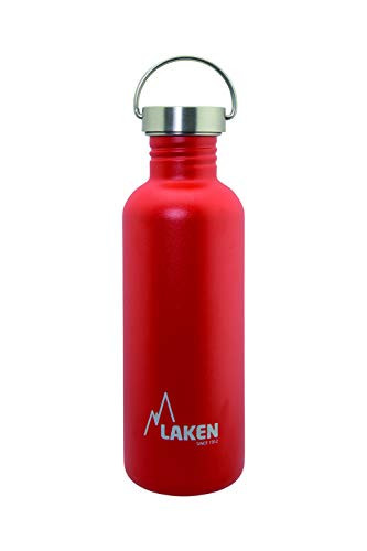 Laken Basic Steel - Stainless Steel Kids Water Bottle with Stainless Steel Cap  34oz