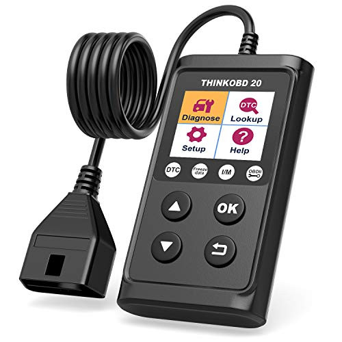 thinkcar OBD2 Scanner THINKOBD 20 Full OBD2 Functions Automotive Engine Fault Code Reader Scan Tool Car Diagnostic Scan Tool for Check Engine Light Support EVAP-On Board Monitor-O2 Sensor-DTC Lookup