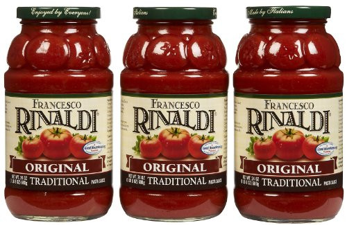 Francesco Rinaldi Plain Spaghetti Sauce  24 oz  3 pk