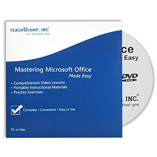 Learn Microsoft Office 2016 and 2013 - 42 Hours of Video Training Tutorials for Excel  Word  PowerPoint  Outlook  Access  OneNote and Publisher DVD-ROM Course