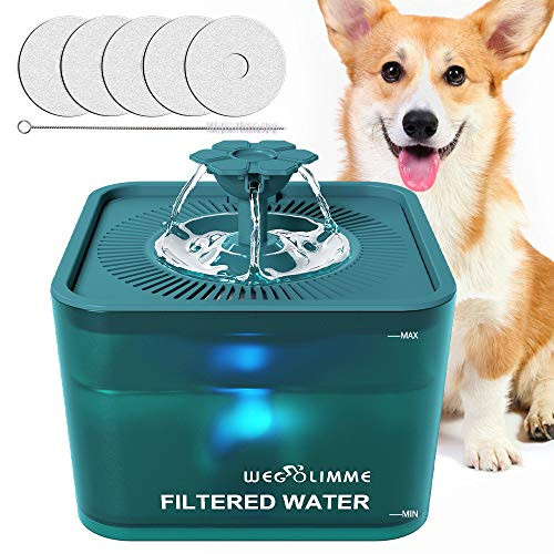 WEGOLIMME Dog Water Fountain Cat Water Dispenser Pet Automatic Feeder