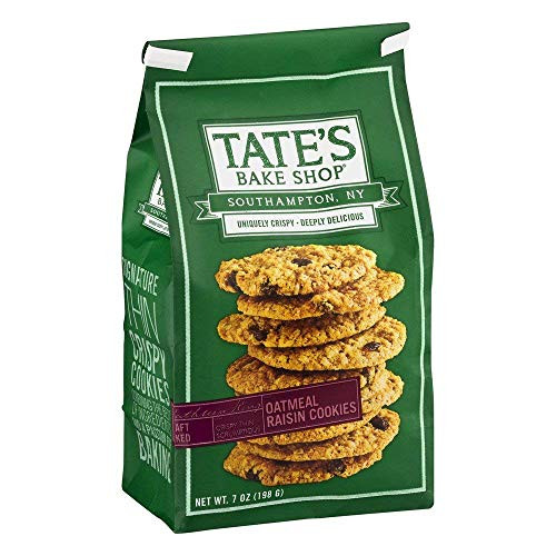 Tate s Bake Shop- Oatmeal Raisin Cookies 7 oz- Pack of 2 - SET OF 2