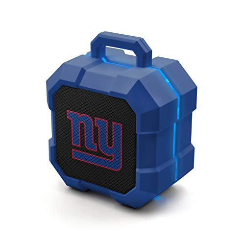 NFL New York Giants Shockbox LED Wireless Bluetooth Speaker  Team Color