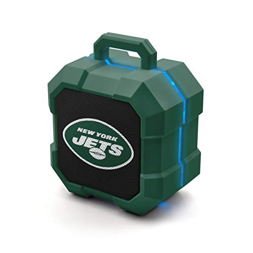 NFL New York Jets Shockbox LED Wireless Bluetooth Speaker  Team Color