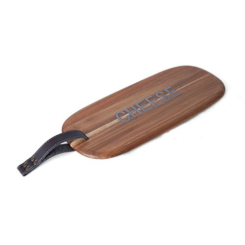 Pfaltzgraff Cheese Acacia Wood Serving Board with Sentiment  21   Brown
