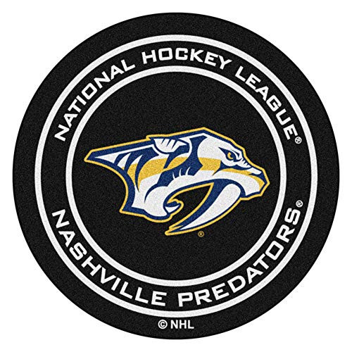 FANMATS NHL Nashville Predators Nylon Face Hockey Puck Rug FANMATS NHL Nashville Predators Nylon Face Hockey Puck Rug