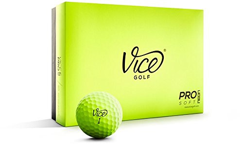 Vice Pro Soft Golf Balls, Lime (One Dozen)