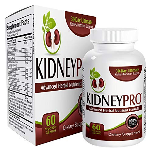 Kidney-Pro All-in-1 with 21 Kidney Support Supplements - Kidney Health Supplement Pills - Kidney Cleanse - 60 Capsules Kidney-Pro All-in-1 with 21 Kidney Support Supplements - Kidney Health Supplement Pills - Kidney Cleanse - 60 Capsules
