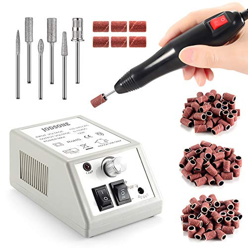 JODSONE Professional Nail Drills for Acrylic Nails Electric Nail Drill Machine for Manicure Pedicure Electric File for Nails Kit 20000RPM Design for Home Salon Use JODSONE Professional Nail Drills for Acrylic Nails Electric Nail Drill Machine for Manicure Pedicure Electric File for Nails Kit 20000RPM Design for Home Salon Use