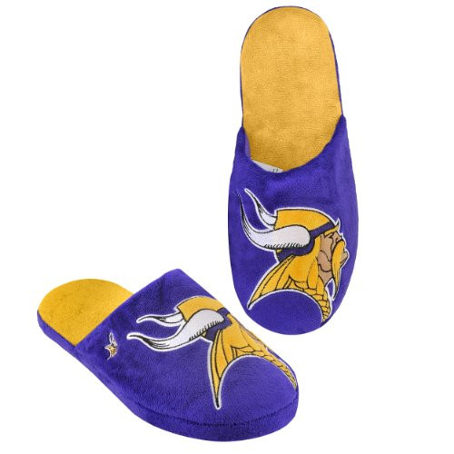 Minnesota Vikings 2011 Big Logo Men Slipper Tpr Sole Small