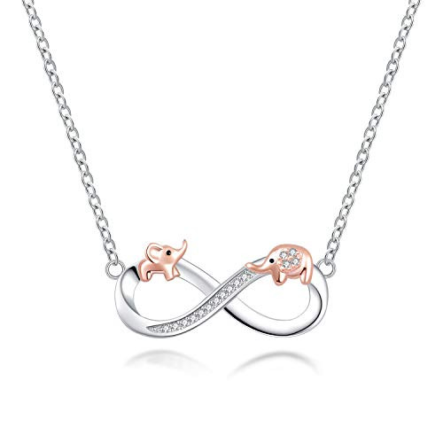 Infinity Pendant Necklace Mother 