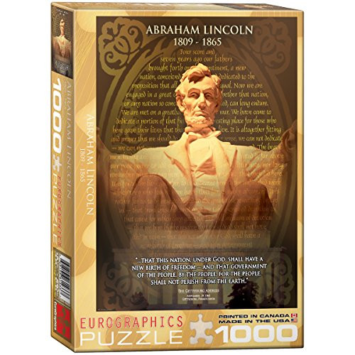 EuroGraphics Abraham Lincoln 1000 Piece Puzzle