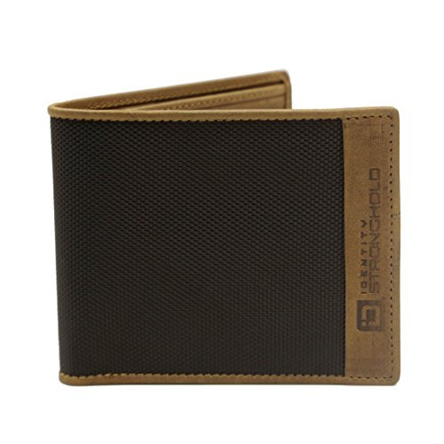 Slim Bifold Wallet for Men - RFID Blocking Wallet - 7 Slots Nylon and Leather