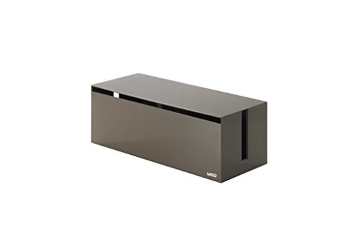 YAMAZAKI home Web Cable Box, Grey