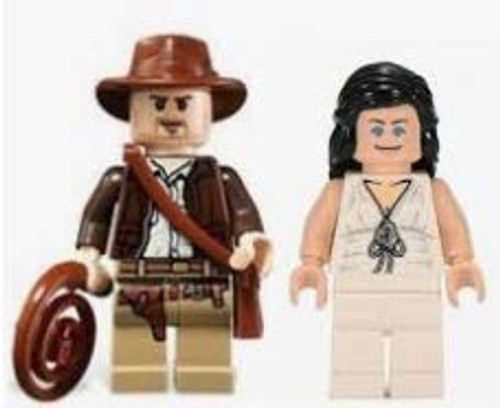 LEGO Indiana Jones & Marion Ravenwood Minifigures LEGO Indiana Jones & Marion Ravenwood Minifigures