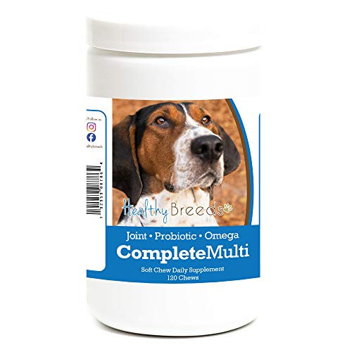 Healthy Breeds Treeing Walker Coonhound All in One Multivitamin Soft Chew 120 Count